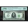 1928 $1000 Federal Reserve Note San Francisco Dark Green Seal PMG 53 About Uncirculated