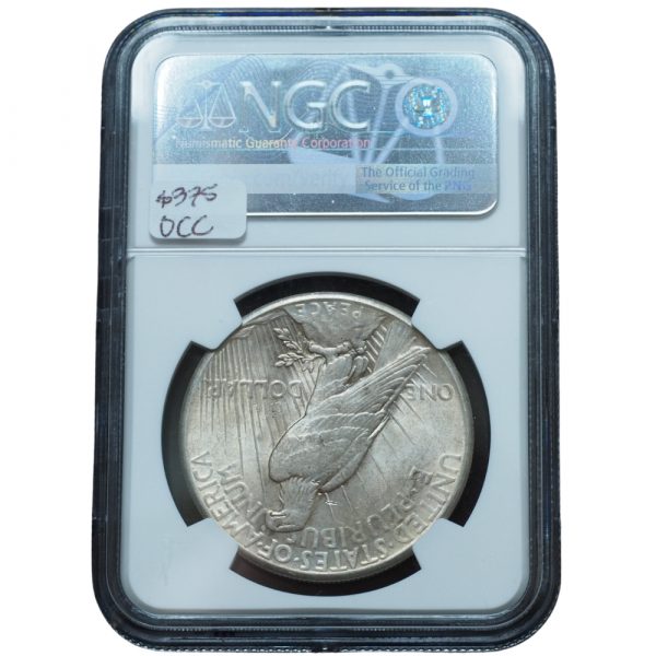 1928 Peace Dollar AU55 NGC