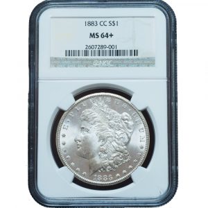 1883 CC Morgan Silver Dollar MS64+ NGC