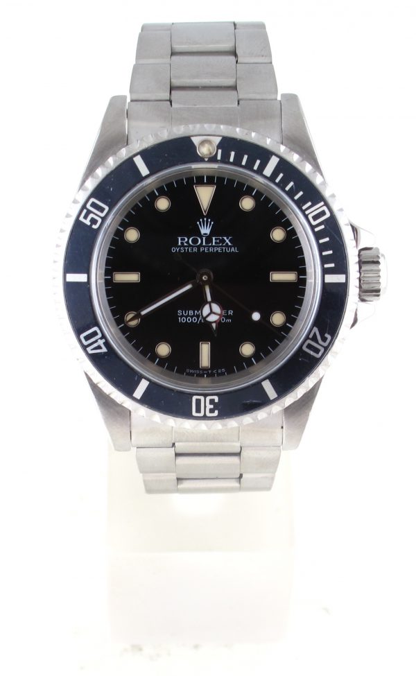 Pre-Owned Rolex 40MM No Date Submariner (1991) Stainless Steel 14060 Front