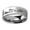 Star Wars A New Hope Space Battle Silver Ring- Tungsten