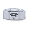 Superman Silver Ring- Tungsten