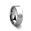 Tungsten Deadpool Ring Silver