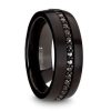 VALIANT Black Ring with Black Sapphires - Tungsten (2)