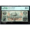 1863 $3 Tallahassee Florida Obsolete Currency PMG 64 EPQ