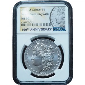 2021-O Morgan Dollar MS70 NGC