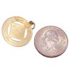 Graduation Day Vintage Charm 14K Gold and Cultured Pearl size comparison