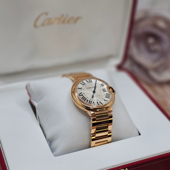 Pre-Owned Cartier Ballon Bleu Watch (2013) watch in gold