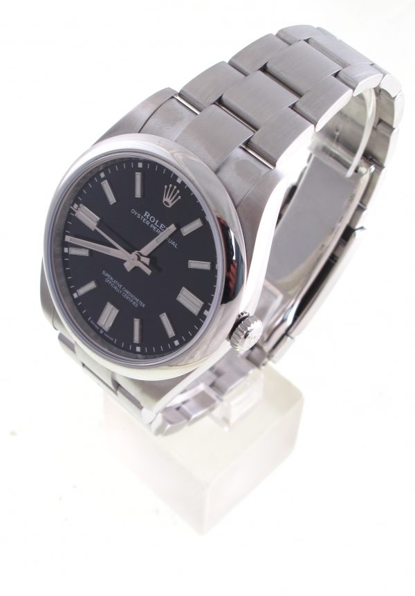 Pre-Owned Rolex 41MM Oyster Perpetual (2022) Stainless Steel#124300 Left