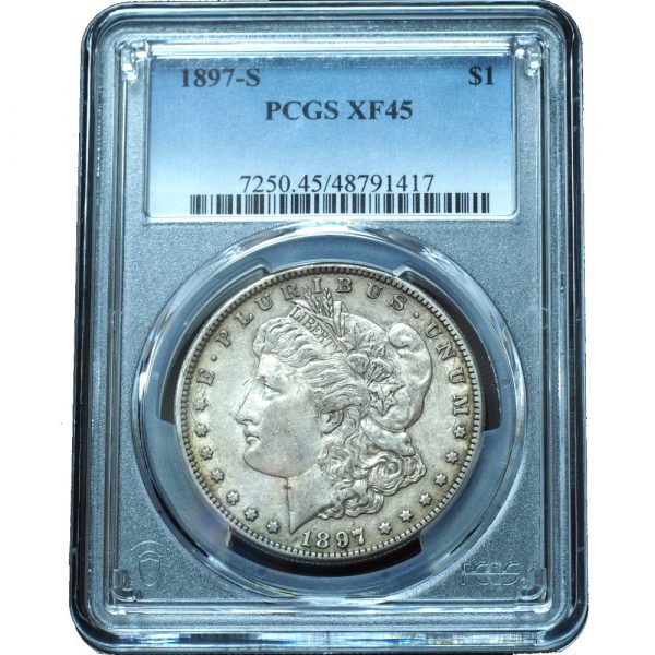 1897-S Morgan Dollar XF45 PCGS