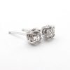 .72 European Round Diamond Stud Earrings SIde