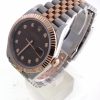 Like New Rolex 41MM Rose Gold And Stainless Steel Datejust (2023) Model 126331 Left