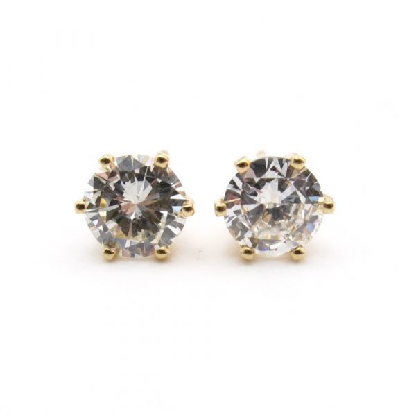 1.15 carat Round Diamond Stud Earrings