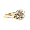 1.25 carat Round Diamond Bezel Engagement Ring Yellow Gold Side