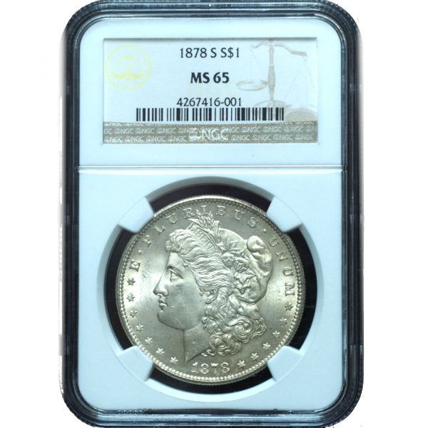 1878-S Morgan Dollar MS65 NGC