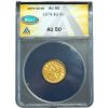 1879 $2.5 Gold Liberty Quarter Eagle AU50 ANACS