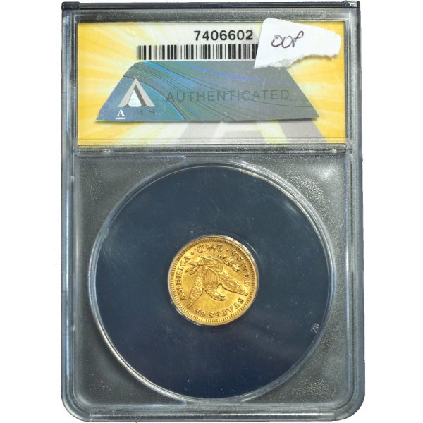 1879 $2.5 Gold Liberty Quarter Eagle AU50 ANACS