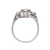 Art Deco 1.50 ct Diamond Platinum Engagement Ring Profile