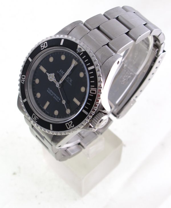 Pre-Owned Rolex No Date Submariner (1989) Stainless Steel 5513 Left