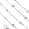 1 Carat Diamonds by The Inch Necklace White Gold Close