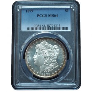 1879 Morgan Dollar MS64 PCGS Proof-like Appearance