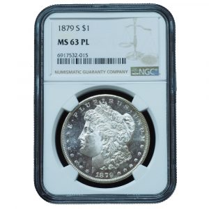 1879-S Morgan Dollar MS63 PL NGC