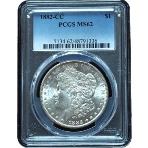 1882-CC Morgan Dollar MS62 PCGS