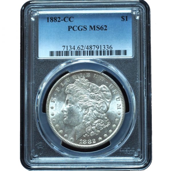 1882-CC Morgan Dollar MS62 PCGS