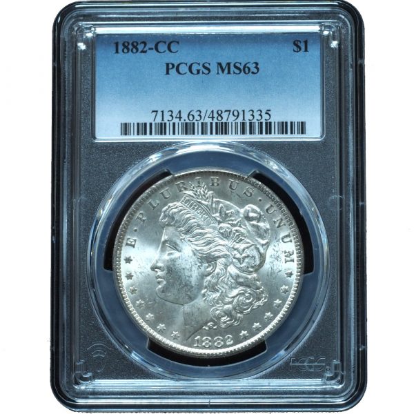 1882-CC Morgan Dollar MS63 PCGS