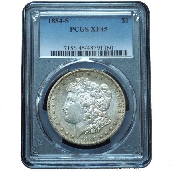 1884-S Morgan Dollar XF45 PCGS