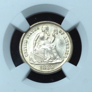 1888-S Seated Liberty Dime Uncirculated NGC