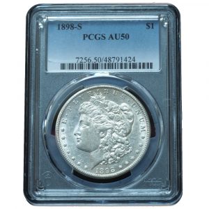 1898-S Morgan Dollar AU50 PCGS