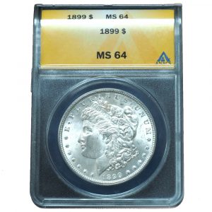 1899 Morgan Dollar MS64 ANACS