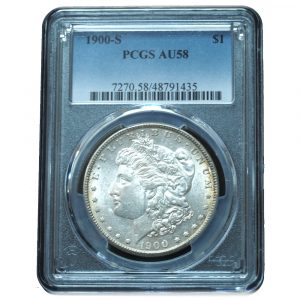 1900-S Morgan Dollar AU58 PCGS