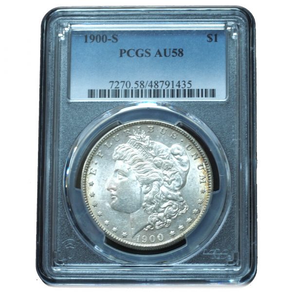 1900-S Morgan Dollar AU58 PCGS