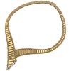 Articulated Gold Large Statement Necklace 14k