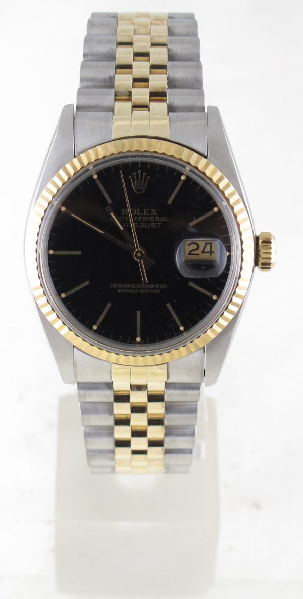 Pre-Owned Rolex 36MM Two Tone Datejust (1980) 16013 Front