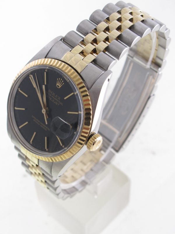 Pre-Owned Rolex 36MM Two Tone Datejust (1980) 16013 Left