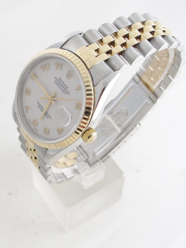 Pre-Owned Rolex 36MM Two Tone Datejust (1993) 16233 Left