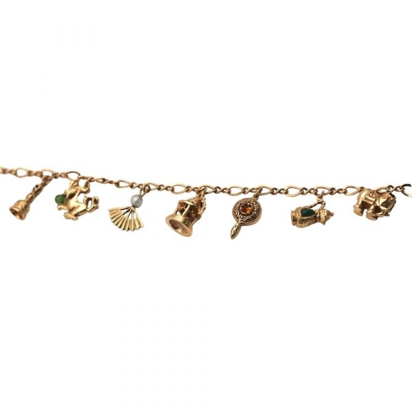 Treasures of The Silk Road Charm Bracelet 14K line