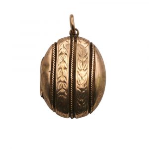 Victorian Era Locket Pendant 14K