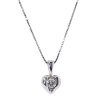 0.11ct Diamond Heart Necklace