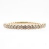 0.21ctw Diamond Stack Rope Band Ring 14K