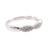 0.24ctw Diamond Twist Stack Band Ring 14K side