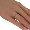 0.38ctw Scattered Diamond Eternity Band 14K worn