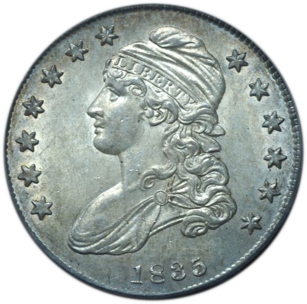 1835 Capped Bust Half Dollar MS63 PCGS