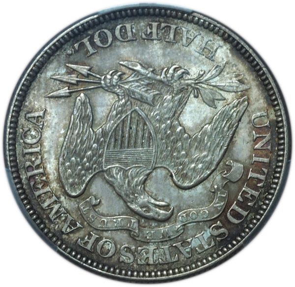 1876 Seated Liberty Half Dollar MS62 PCGS