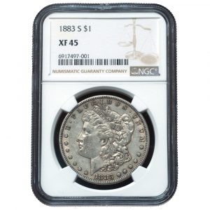 1883-S Morgan Dollar XF45 NGC