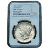 1921 Peace Dollar High Relief Uncirculated NGC