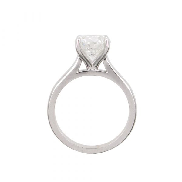 2ct Round Diamond Solitaire Engagement GIA Profile